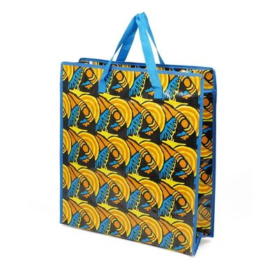 jakość  Zipper Top Cmyk Panton Color Grocery Shopping Bag Pp Woven Bag  Washable Foldable fabryka