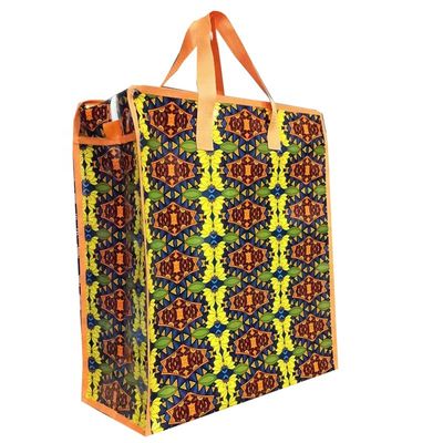 nowy design mody pp zakupy torba z zipem pakiet duży zakupnik tkaniny torba