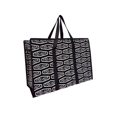 50cm Duży PP Woven Shopping Bag Powłoka Pp Woven Bag z długim uchwytem