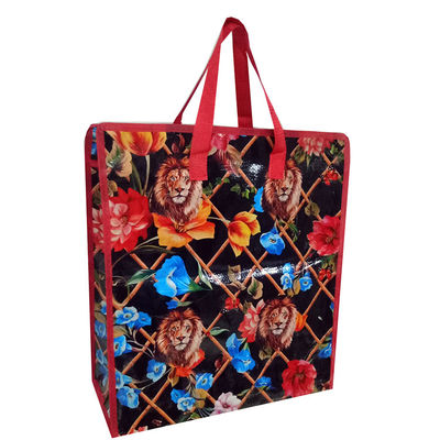 Gładka powierzchnia Pp Woven Shopping Bag Customized