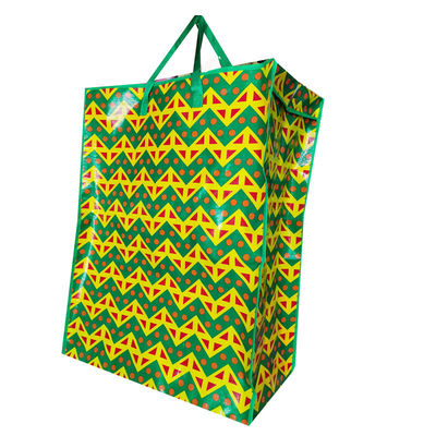 Rynek rolniczy 10 kg Trwałość PP Woven Shopping Bag z ekologicznym atramentem 20 lat