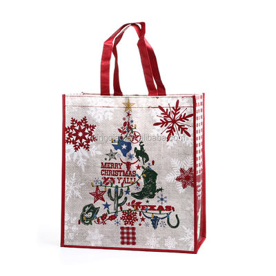 Ekologiczny podwójny uchwyt PP Woven Tote Bag Washable z pojemnością 20 kg