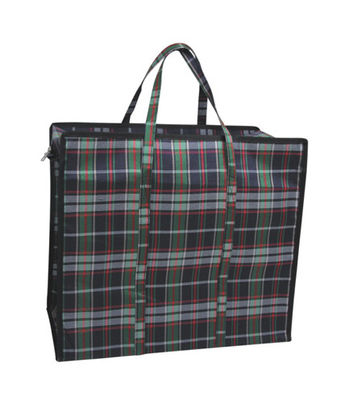 Unisex płótno zakupowe torba z paskiem regulowanym z zamknięciem zamka 180GSM PP podszewka