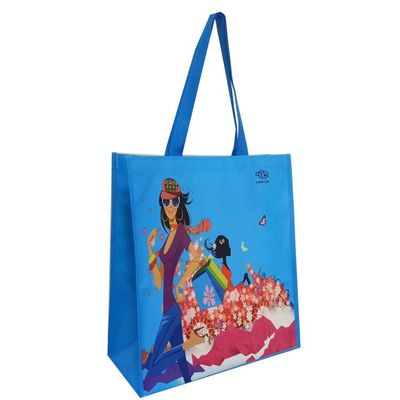 Ekologiczny zakupy z tuszem z markowym designem PP Woven Handbag