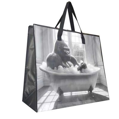 Zastosowane logo Woven Handle PP Woven Shopper Bags