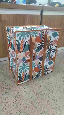 Niestandardowa torba na zakupy z tkaniny PP z szytym zamknięciem, o pojemności 10 kg